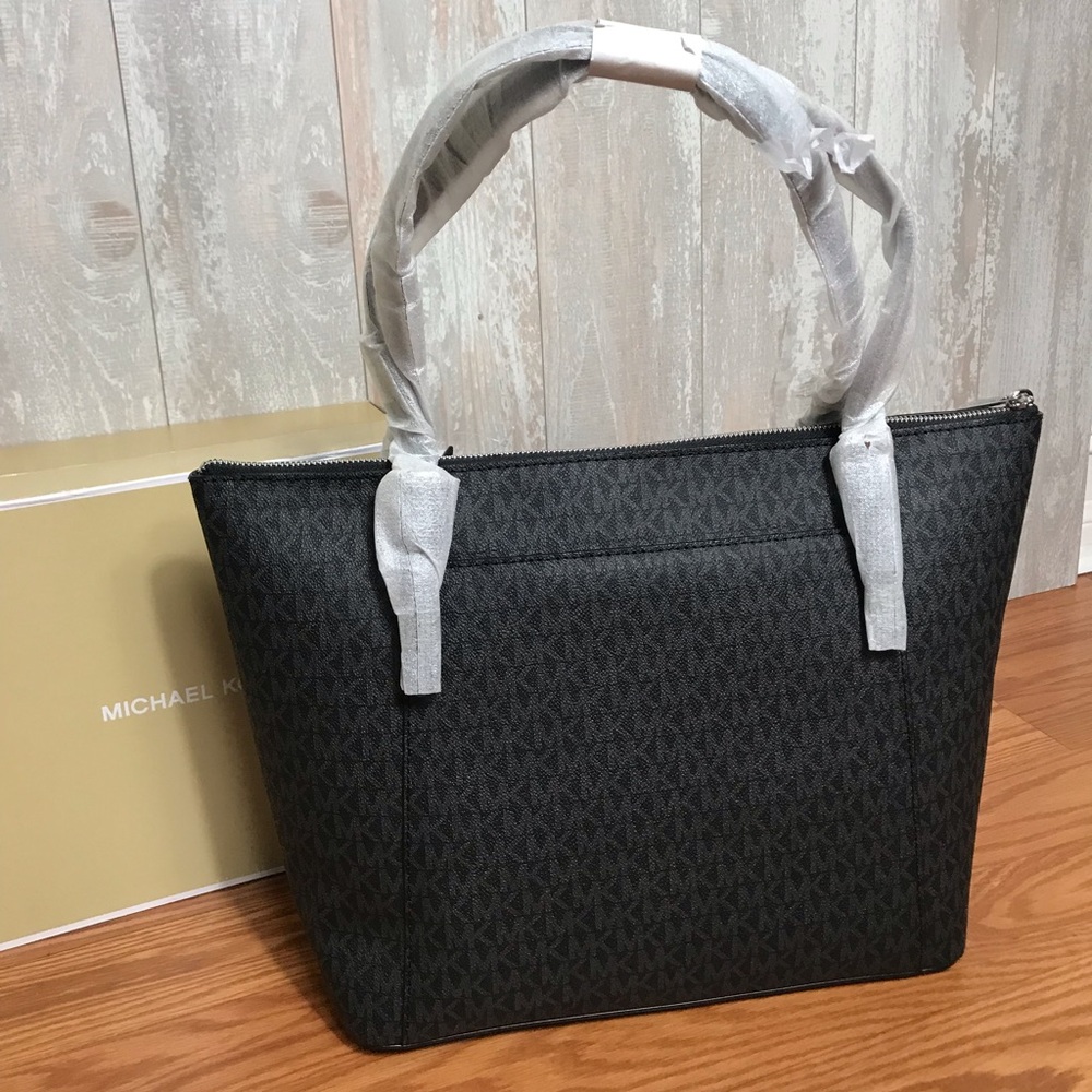 Michael Kors Ciara LG EW TZ Tote Black W AUTHENTIC - Picture 2 of 5